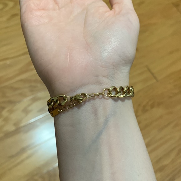 Ruby Gold Chain Bracelet and Necklace Set - Picture 14 of 17